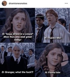 harry potter and his friends are talking to each other