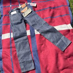 Nwt Levi's Vintage Clothing 501xx 1937 Shrink To Fit Selvedge Raw Denim Japan Rigid Jeans Mens W 30 X L 34 Measurements: L:45" W:14.5 H:22" I:34" T:12" R:12" Classic Fitted Jeans With Contrast Stitching, Levi's Selvedge Dark Wash Bottoms, Levi's Blue Selvedge Bottoms, Levi's Classic Fitted Pants, Classic Fitted Levi's Pants, Classic Fitted Levi's Jeans, Classic Fitted Rigid Denim Pants, Classic Fitted Bottoms With Double-needle Stitching, Fitted Straight Leg Selvedge Pants