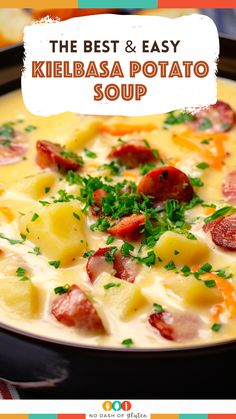 the best and easy kielbasa potato soup