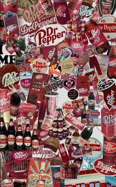 a collage of various types of sodas and other beverages with the words pop me on them