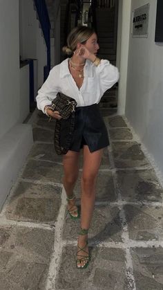 Summer Night Outfit, Europe Outfits, Italy Outfits, Neue Outfits, Night Out Outfit, Evening Outfits, Instagram Summer