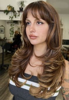 100 Best Long Hairstyles and Haircuts for Long Hair in 2023 - Organic Beauty Lover Textured Wolf Cut, Wolf Cut For Long Hair, Haircut Trends 2023, Long Haircuts For Women, Long Shag Hairstyles, Women Haircuts Long, Long Hair Trends, Haircut Inspo