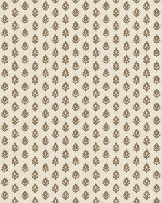 a white and brown wallpaper with leaves on it