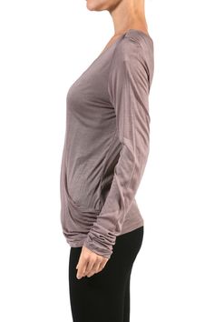 Sheer Long Sleeve Wrap Front Knit Top Sheer Long Sleeve, Wrap Around, Long Sleeve Top, The Office