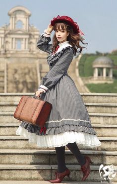 Mode Kimono, Op Dress, Classic Lolita, Japanese Street Fashion, Mori Girl, Mode Inspo