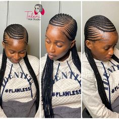 African Braids Hairstyles Pictures, Plaited Hair, Corn Rows, Ghana Weaving, Back Braid, Cornrow Braids, Hairstyles Pictures