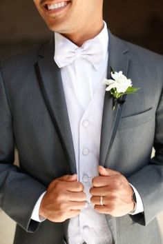 White Jeans For Men, Linda Tran, Men Tuxedo, White Tux, San Francisco City Hall Wedding, Prom Tuxedo, Wedding Tuxedo