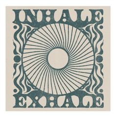 an old stamp with the word unhaul exal written in blue on it