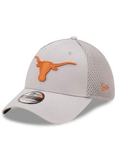 Pull on this Texas Longhorns Team Neo 39THIRTY Grey Flex Hat just in time for the game! This Texas Longhorns Flex Hat features a front team embroidered logo with a flexible meshback. New Era Team Neo 39THIRTY, Team logo embroidered on the front, Team name embroidered in the visor, Flexible spacer mesh for side and back panels, Flexible fit sizing, Cotton & polyester blend material, Team logo embroidered on back, Cotton/Poly Blend, Wipe clean with cloth or cleaning kit, 4 Mesh Hats With Embroidered Logo And Curved Brim, Mesh Hat With Embroidered Logo And Curved Brim, Mesh Hats With Curved Brim And Embroidered Logo, Mesh Snapback Hat With Embroidered Logo And Curved Bill, Curved Bill Mesh Baseball Cap With Embroidered Logo, Gray Trucker Hat With Visor For Baseball Season, Team-colored Trucker Hat With Embroidered Logo, Indian Hat, Texas Longhorn