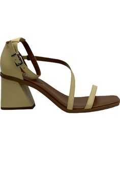 Beige Sandals Medium Width Low Heel, Beige Sandals With Medium Width And Low Heel, Beige Medium Width Low Heel Sandals, Cream Leather Sandals With Low Heel, Synthetic Ankle Strap Block Heels With Padded Heel, Synthetic Block Heels With Ankle Strap And Padded Heel, Beige Low Heel Sandals With Buckle Closure, Modern Ankle Strap Sandals With Reinforced Heel, Synthetic Sandals With Reinforced Low Heel