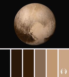 an image of the planet pluto taken from space