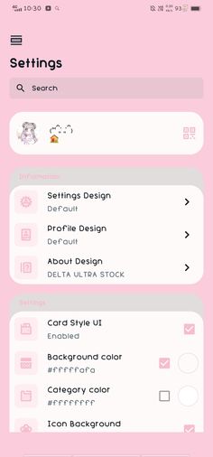 A cute theme for WhatsApp Delta app. Icon Background, Theme Pink, Cute Themes, Phone Organization, Pasta, The Creator