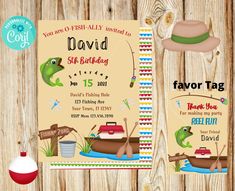 5th Birthday, Favor Tags