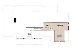 the floor plan for this house is shown