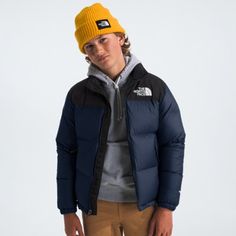 Great for casual winter weekends in the mountains and cold commutes to school  the kids' The North Face 1996 Retro Nuptse down jacket is durable and super warm. North Face Nuptse Short Jacket, The North Face 1996 Retro Nuptse Brown, Northface Retro Nuptse 1996, 1996 Nuptse Jacket, The North Face 1996 Retro Nuptse, North Face 1996, The North Face 1996, 1996 Retro Nuptse Jacket, Winter Casual