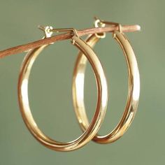 Gold vermeil hoop earrings, 'Minimalist Magic' - Classic Gold Vermeil Hoop Earrings #goldjewelry #goldweddingfavors #goldweddings #weddinggifts Affordable Modern Hoop Earrings For Everyday Wear, Gold-tone Metal Hoop Earrings, Cheap Gold Alloy Earrings, Cheap Hoop Brass Jewelry, Cheap Gold Hoop Earrings For Formal Occasions, Cheap Handmade Elegant Hoop Earrings, Cheap Classic Metal Hoop Earrings, Cheap Modern Gold-tone Jewelry, Artisan Earrings Gold