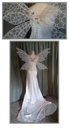 Fairy Wedding Wings ~London McKnights Fairytale Clothes, How To Make Wings, Beautiful Fairy, Handmade Angels