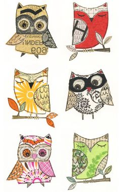 four owls are sitting on top of each other with the words under 600 written below them