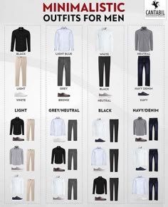 Always look dapper with these fashion guides.  #hollomen #menstyle Minimalist Wardrobe Men, Capsule Wardrobe Men, Business Casual Attire For Men, Guys Fashion Casual, Minimalistic Outfits, Mens Smart Casual Outfits, Smart Casual Menswear, Mens Business Casual Outfits, Minimalist Fashion Men