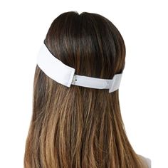 Hit the courts with this timeless tennis visor. Finished with an interior sweatband and an adjustable plastic snap closure. DETAILS 90% Polyamide, 10% Elastane Spot Clean Only Lightweight Flexible Brim