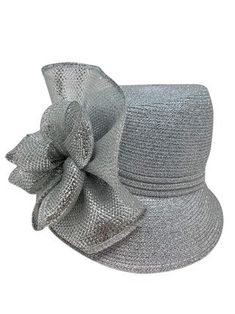 Fancy Church Hat Metallic Shimmer Medium Brim Dressy Hat Style: ST-0191 Crown Circumference: 22" Diameter Width: 11" Sign-up for our Rewards Program just go to the icon on right side of this page Follow the instructions, it's quick and easy Silver Short Brim Hat For Church, Silver Hat For Church In Spring, Silver Church Hat For Spring, Silver Spring Church Hat, Silver Short Brim Hat For Summer, Silver Curved Brim Hat For Summer, Silver Short Brim Summer Hat, Summer Silver Hat With Curved Brim, Silver Summer Hat With Short Brim