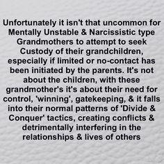 Narcissistic Grandmother, Quotes To Parents, Narc Mom, Parents Divorce, Narcissistic Mothers, Grandmother Quotes, Children Quotes