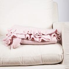 PRICES MAY VARY. Features 3” ruffle border Made of 100% Acrylic Measures 50” wide x 60” long Curl up in this soft and feminine Ruffle Border Throw for comfort and warmth, while also instantly adding texture and style to your bed or favorite chair. Pastel Pink Throw, Pink And Blue Throw Pillows, Light Pink Throw Blanket, Pink Throw Blanket, Room 2023, Pink Throw, Waffle Blanket, Pink Throw Pillows, Pink Blanket