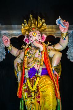 Thanks to @agarwalsonika7 for making this photo available freely on @unsplash 🎁 Ganpati Photo Hd, Eco Friendly Ganesha, Diwali Fireworks, Ganpati Bappa Photo, Shri Ganesh Images, Woman In Gold, Ganesh Idol, Ganesh Chaturthi Images, Blurred Background Photography