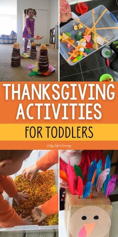 Thanksgiving Activities for Toddlers Thanksgiving Toddler Activities, Fun Thanksgiving Activities, Homeschool Thanksgiving, Thanksgiving Centers, Fun Thanksgiving Games, Thanksgiving Crafts For Toddlers, Thanksgiving Toddler, Thanksgiving Games For Kids