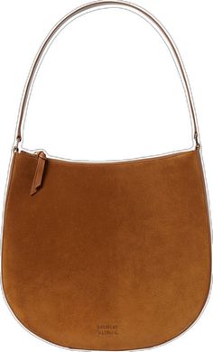 Luxury Suede Hobo Bag With Double Handle, Brown Textured Leather Hobo Bag, Luxury Brown Suede Hobo Bag, Brown Leather-lined Top Handle Hobo Bag, Brown Suede Bag With Detachable Handle, Large Hobo Bag, Loeffler Randall, Hobo Bag, Leather Trims