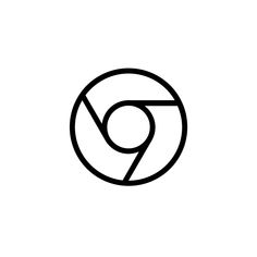 a black and white logo with the letter g in it's center, on a white background