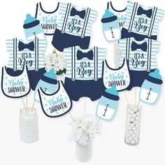 it's a boy baby shower decorationating kit