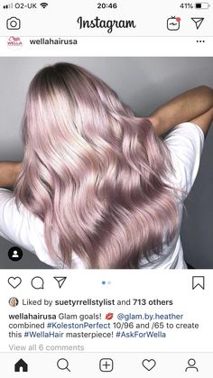 Love Wella Formulas, Hair Color Wheel, Biolage Hair, Hair Color Guide, Hairstyle For Long Hair, Chubby Face, Wella Hair Color, Bob Hair Color, Light Pink Hair