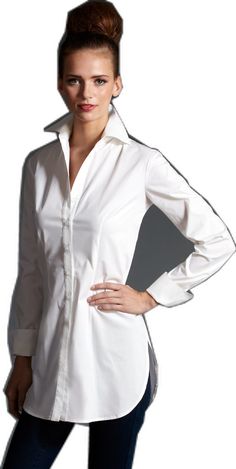 White Tunic Blouse, French Cuff, White Tunic, White Button Down, Button Down Blouse, Tunic Blouse, Tunic Top, Tunic Tops, Cuff