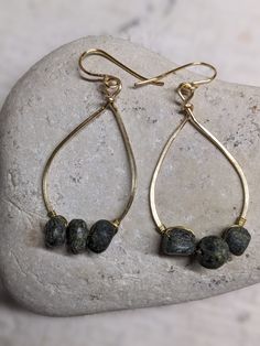 Hammered Teardrop earrings with green stones Hardware Jewelry, Green Stones, Green Stone, Teardrop Earrings, Gemstone Earrings, Jewelry Earrings Dangle, Dangle Drop Earrings, Dangle Earrings, Jewelry Earrings