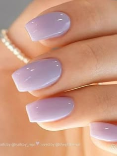 Lavender Nails, Purple Nail, Nail Envy, Her Nails, Trendy Nail Design, Summer Nails Colors, Neutral Nails, Hot Nails, Dipped Nails