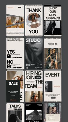 an image of the front and back cover of a magazine or brochure for hair salons