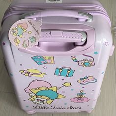 Little Twin Stars-Rare (Nwt) Lavender Hard Side Carry On Luggage! Imported Item! Only 1 Available. Details Are The Same On Both Sides, Built In Lock, Four Rollers, Side And Top Handles, Very Durable! Measures-12lx 18h X 8d This Bag Will Require Additional Postage. Amount Is Included In The Price Cannot Be Bundled, Too Heavy Not Accepting Offers Price Firm Price Firm Price Firm Most Items Ship Next Business Day, Sometimes On Saturdays. Our Po Can Be Slow; I Kindly Ask For Your Patience. Purple Rectangular Luggage For Travel, Rectangular Purple Luggage For Travel, Purple Rectangular Luggage For Trips, Sanrio Bag, Kawaii Stuff, Twin Stars, Little Twin Stars, Carry On Luggage, Only 1