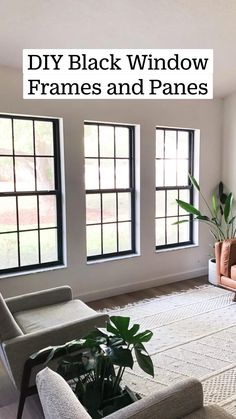 a living room filled with furniture and windows