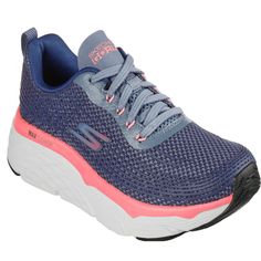 Skechers Women's Max Cushioning Elite Sneaker (Size 8 Wide) Brand: Sketchers Color: Purple And Pink Condition: New Without Box Nrt - Natural Rocker Technology For A Smooth Heel To Toe Transition Breathable Athletic Engineered Knit Fabric Upper Flexible Traction Outsole With Padded Heel For Added Stability Machine Washable 6mm Heel Drop Height 2-Inch Height Skechers Logo Detail Skechers Shoes Women Skechers Usa, Purple Sporty Sneakers For Walking, Purple Sneakers With Arch Support For Jogging, Purple Lace-up Sneakers With Ortholite Insole, Purple Low-top Sneakers With Gel Cushioning, Purple Sneakers With Arch Support And Round Toe, Purple Synthetic Sneakers With Ortholite Insole, Skechers Shoes Women, Cold Weather Shoes