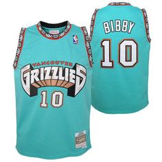 Material: 100% Polyester Jock tag Droptail Side splits at hem Tackle twill applique graphics Machine wash, line dry Officially licensed Imported Brand: Mitchell & Ness Memphis Grizzlies Jersey, Grizzlies Jersey, Mike Bibby, Vancouver Grizzlies, Memphis Grizzlies, Boston Red Sox, Chicago White Sox