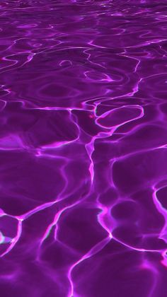 the water is purple and has circles on it