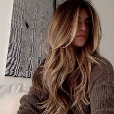 Long layered brown blonde highlights lowlights bronde hair straight Coily Hairstyles, Hairstyles Y2k, Blank Image, 2022 Hairstyles, Trend Hairstyles, Haircut Selfie, Photo Hijab, Bronde Hair, Long Hairstyle