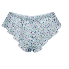 Feel ultra-feminine with this romantic cheeky panty! The Graciela Flutter Panty features a soft, 100% recycled polyester fabric and a comfy V-front shape. Feminine Stretch Floral Print Bottoms, Stretch Floral Print Bottoms For Daywear, Ultra Feminine, Shipt Shopper, Recycled Polyester Fabric, Adore Me, Boy Shorts, Fabric Weights, Polyester Fabric