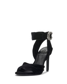 PRICES MAY VARY. Velvet Material Sandal - Heeled Buckle Closure Reunion Hairstyles, Class Reunion, Velvet Material, Heel Sandal, Kids Luggage, Heeled Sandals, Pharmacy Gifts, High Heel Sandals, Vince Camuto