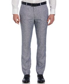 Delave Linen Flat Front Pant Sophisticated Men, Flat Front Pants, Plain Weave, Dark Denim, Denim Blue, Top Tier, Natural Linen, Out Of Style, Grey Jean