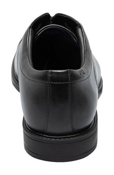 The clean design of the Nunn Bush Baxter Cap Toe Oxford is enhanced by the richly burnished toe, elegant perfing, and a leather-look stacked heel. Built on a broader last that offers extra toe room, it also features a Comfort Gel footbed and Dress Flex sole for all-day comfort and unparalleled support. Cap toe Lace-up Comfort gel footbed Flex sole Leather upper, manmade sole Imported Clean Design, Stacked Heel, Nordstrom Rack, Derby, Rubber Sole, Memory Foam, Leather Upper, Oxford, Nordstrom