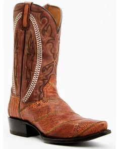 Dan Post Men's Exotic Wrapped Ostrich Leg Western Boots - Snip Toe | Sheplers Womens Ariat Boots, Shyanne Boots, Dingo Boots, Justin Boots Womens, Boys Cowboy Boots, Kids Cowboy Boots, Equestrian Riding Boots, Ostrich Legs, Twisted X Boots