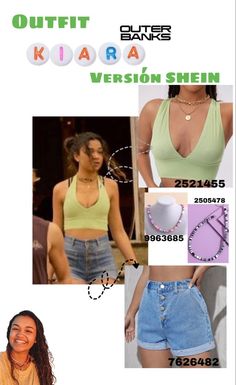 Obx Outfits For School, Kiara Outfit Inspiration, Outerbanks Kiara Outfit, Outer Banks Kie Outfits, Kiara Outerbanks Outfit, Out Banks Outfits, Beachy Core Outfits, Kiara Carrera Outfits Aesthetic, Outer Banks Clothing Style