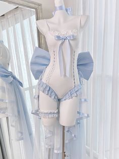 Ocean Themed Clothes, Ribbon On Dress, Kawaii Outfit Ideas, Kawaii Fashion Outfits, Fashion Inspiration Design, Online Fashion Stores, 2 Months